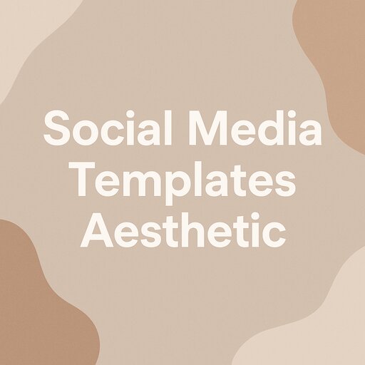 social media templates aesthetic