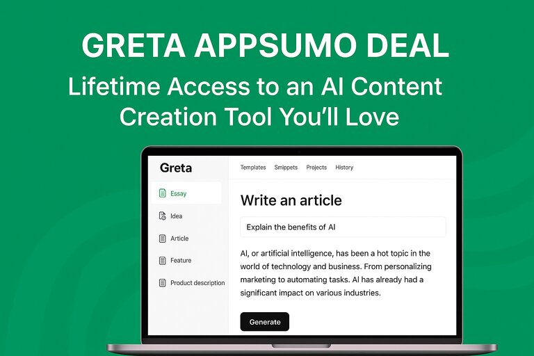 Greta AppSumo Deal
