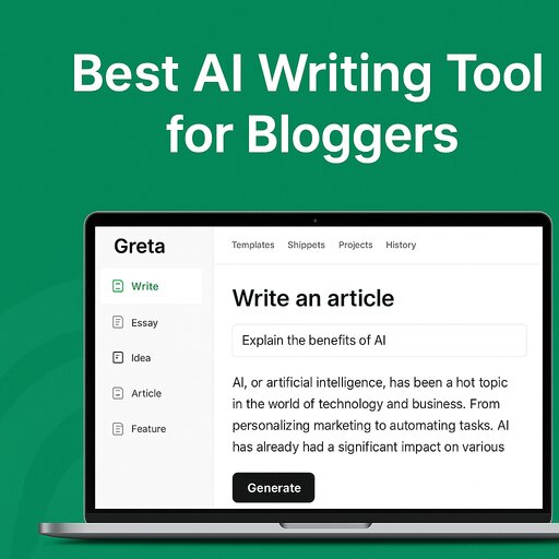 Best AI Writing Tool for Bloggers